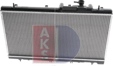 AKS Dasis 350032N - Radiator, engine cooling autospares.lv