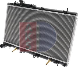 AKS Dasis 350032N - Radiator, engine cooling autospares.lv