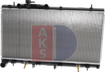 AKS Dasis 350032N - Radiator, engine cooling autospares.lv