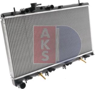 AKS Dasis 350032N - Radiator, engine cooling autospares.lv