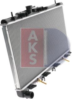 AKS Dasis 350032N - Radiator, engine cooling autospares.lv