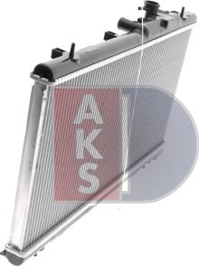 AKS Dasis 350032N - Radiator, engine cooling autospares.lv