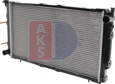 AKS Dasis 350200N - Radiator, engine cooling autospares.lv