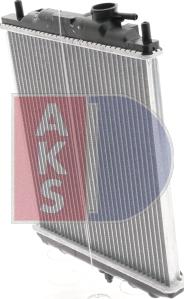 AKS Dasis 360180N - Radiator, engine cooling autospares.lv