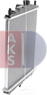 AKS Dasis 360180N - Radiator, engine cooling autospares.lv