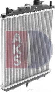 AKS Dasis 360180N - Radiator, engine cooling autospares.lv