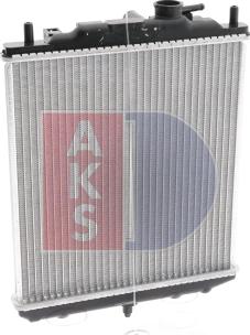 AKS Dasis 360180N - Radiator, engine cooling autospares.lv