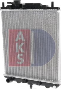 AKS Dasis 360180N - Radiator, engine cooling autospares.lv