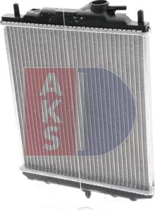 AKS Dasis 360180N - Radiator, engine cooling autospares.lv