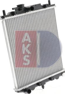 AKS Dasis 360180N - Radiator, engine cooling autospares.lv