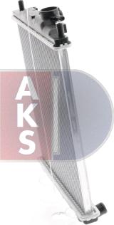 AKS Dasis 360180N - Radiator, engine cooling autospares.lv