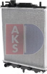 AKS Dasis 360180N - Radiator, engine cooling autospares.lv