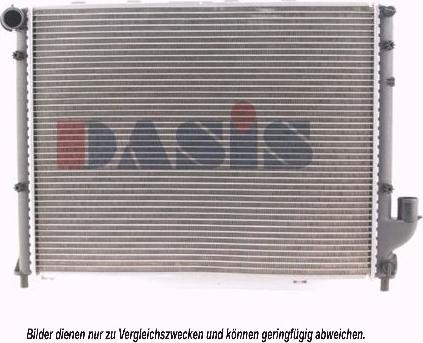 AKS Dasis 300490N - Radiator, engine cooling autospares.lv