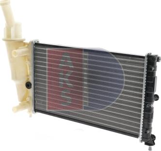 AKS Dasis 300070N - Radiator, engine cooling autospares.lv