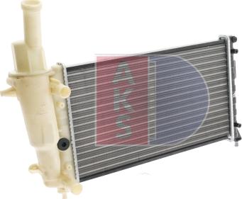 AKS Dasis 300070N - Radiator, engine cooling autospares.lv