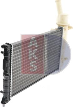 AKS Dasis 300070N - Radiator, engine cooling autospares.lv