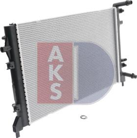 AKS Dasis 330006N - Radiator, engine cooling autospares.lv