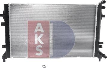 AKS Dasis 330006N - Radiator, engine cooling autospares.lv