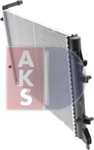 AKS Dasis 330006N - Radiator, engine cooling autospares.lv