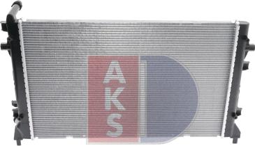 AKS Dasis 330006N - Radiator, engine cooling autospares.lv