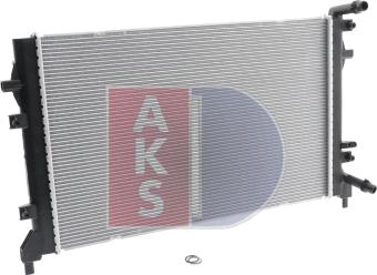 AKS Dasis 330006N - Radiator, engine cooling autospares.lv
