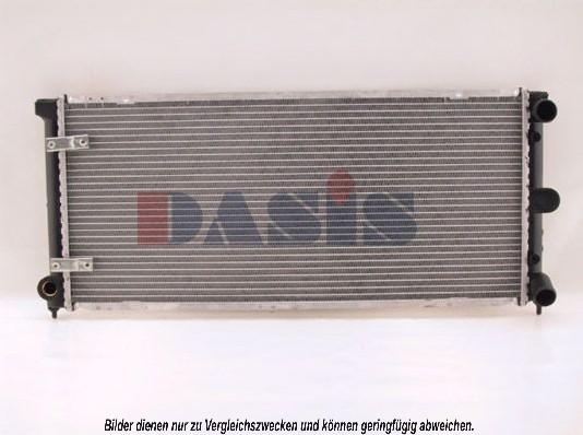 AKS Dasis 330160N - Radiator, engine cooling autospares.lv