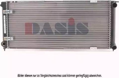 AKS Dasis 330170N - Radiator, engine cooling autospares.lv