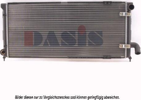 AKS Dasis 330220N - Radiator, engine cooling autospares.lv