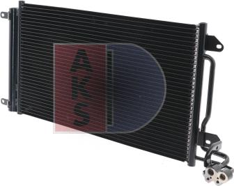 AKS Dasis 332000N - Condenser, air conditioning autospares.lv