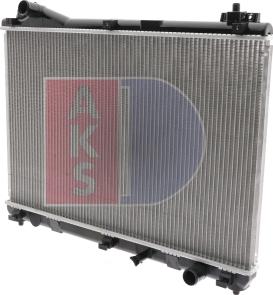 AKS Dasis 320035N - Radiator, engine cooling autospares.lv