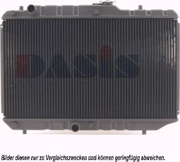 AKS Dasis 320390N - Radiator, engine cooling autospares.lv