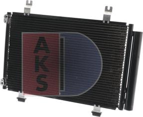 AKS Dasis 322018N - Condenser, air conditioning autospares.lv