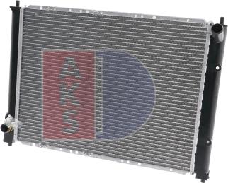 AKS Dasis 370026N - Radiator, engine cooling autospares.lv