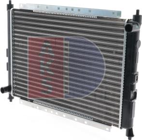 AKS Dasis 370340N - Radiator, engine cooling autospares.lv