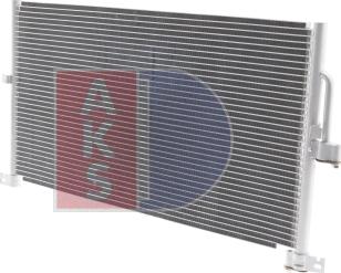 AKS Dasis 372005N - Condenser, air conditioning autospares.lv