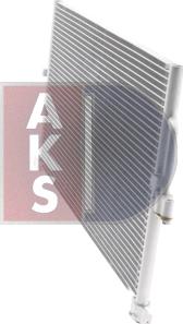 AKS Dasis 372005N - Condenser, air conditioning autospares.lv