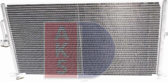 AKS Dasis 372005N - Condenser, air conditioning autospares.lv