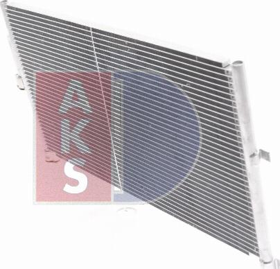 AKS Dasis 372005N - Condenser, air conditioning autospares.lv