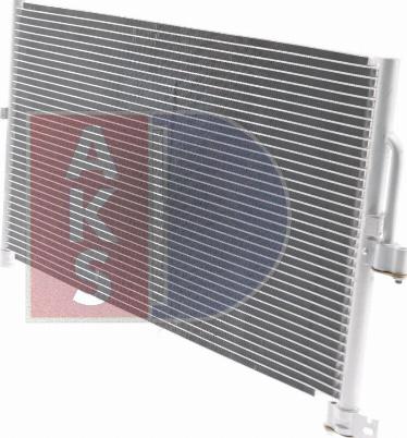 AKS Dasis 372005N - Condenser, air conditioning autospares.lv