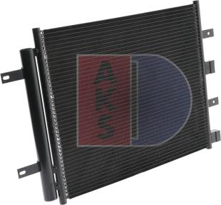 AKS Dasis 372014N - Condenser, air conditioning autospares.lv