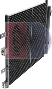 AKS Dasis 372014N - Condenser, air conditioning autospares.lv