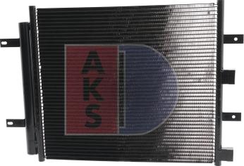 AKS Dasis 372014N - Condenser, air conditioning autospares.lv