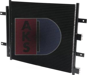 AKS Dasis 372014N - Condenser, air conditioning autospares.lv