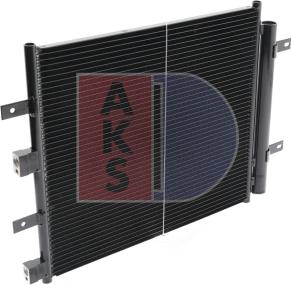 AKS Dasis 372014N - Condenser, air conditioning autospares.lv