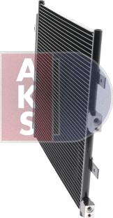 AKS Dasis 372014N - Condenser, air conditioning autospares.lv