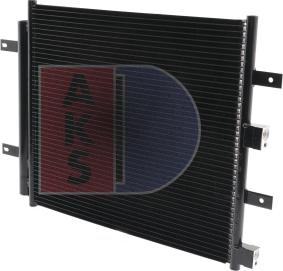 AKS Dasis 372014N - Condenser, air conditioning autospares.lv