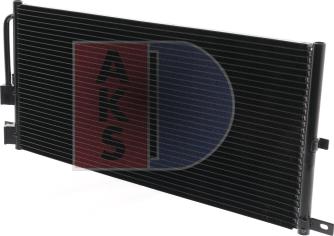 AKS Dasis 372013N - Condenser, air conditioning autospares.lv