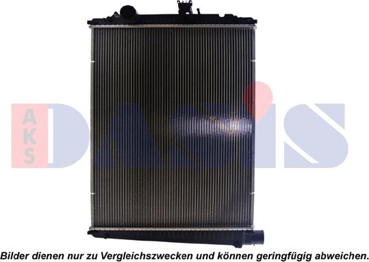 AKS Dasis 290011S - Radiator, engine cooling autospares.lv