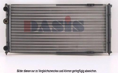 AKS Dasis 240080N - Radiator, engine cooling autospares.lv