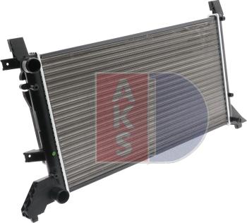 AKS Dasis 240070N - Radiator, engine cooling autospares.lv